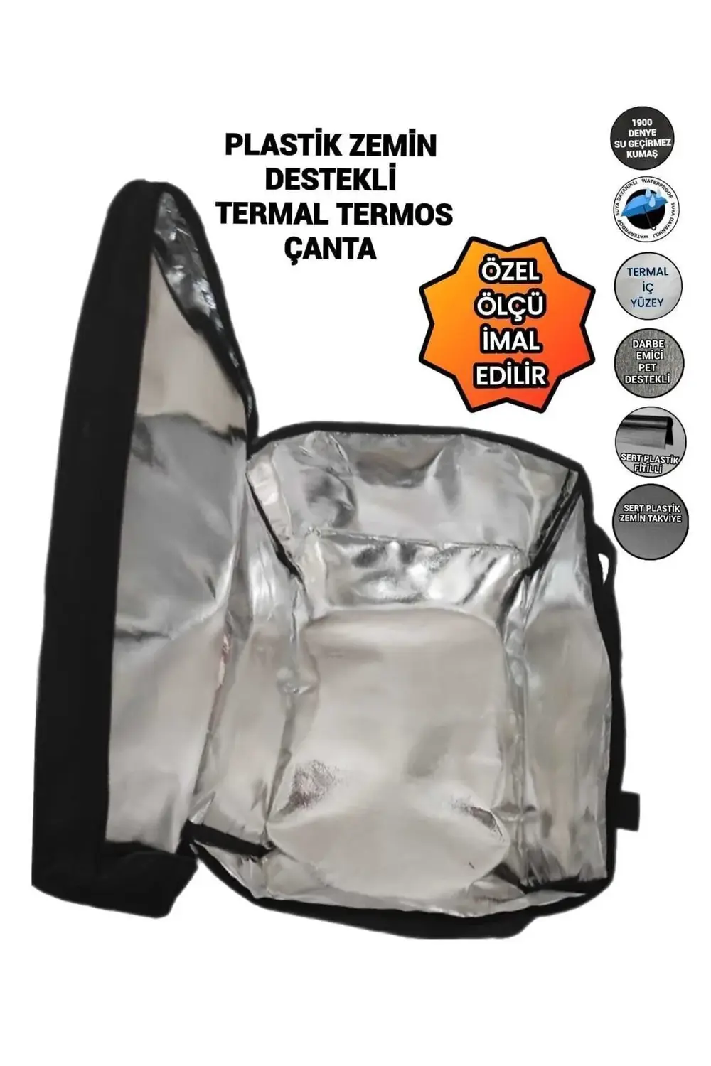 Termos Termal Plastik Zemin Destekli Termos Çanta 65 Litre