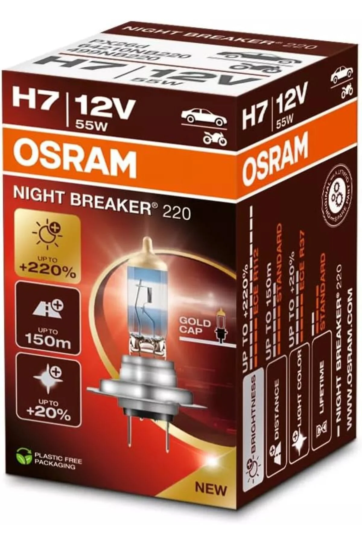 Terra Organik Ampul H7 55W 12V Px26D 10X10X1 1A Night Breaker - OSR 64210NB220 Terra Organik 1025782 Terra Organik Ampul H7 55W 12V Px26D 10X10X1 1A Night Breaker - OSR 64210NB220 Terra Organik 1025782