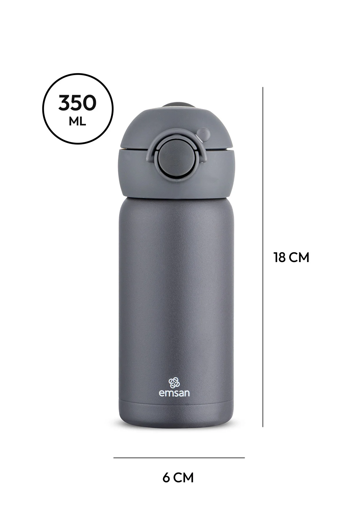 Terry Termos Gri 350 ml