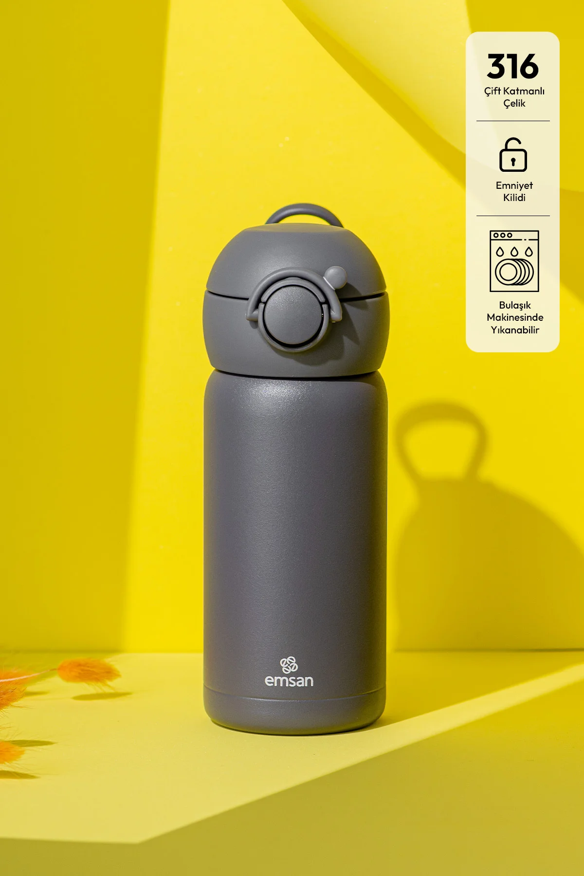 Terry Termos Gri 350 ml