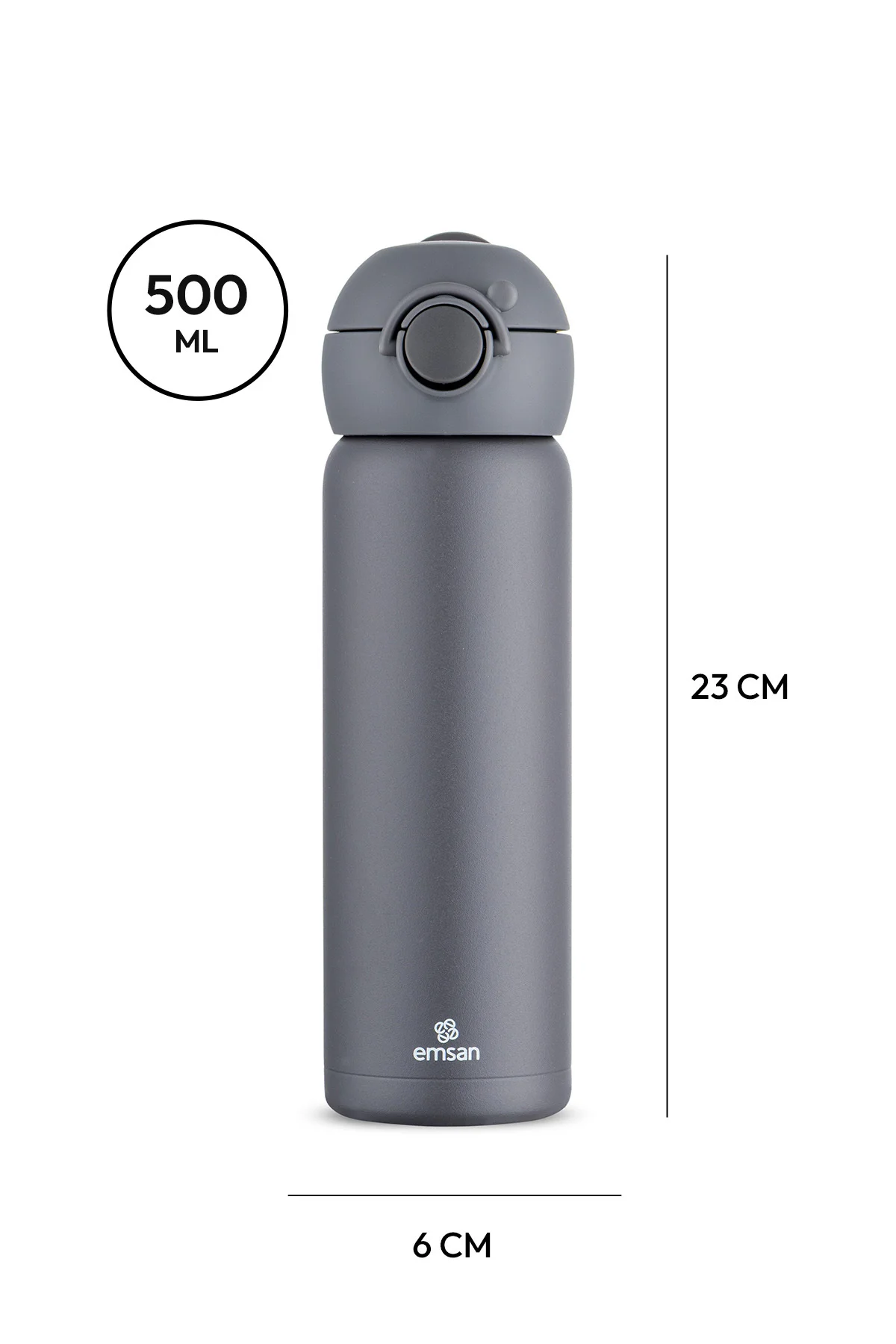 Terry Termos Gri 500 ml