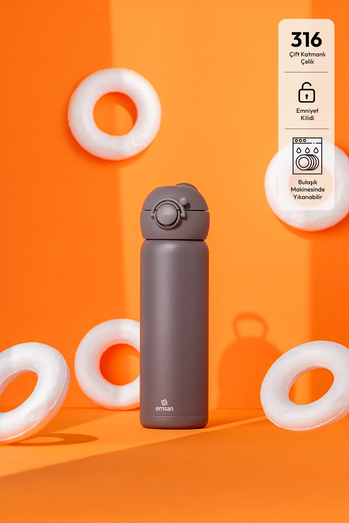 Terry Termos Gri 500 ml