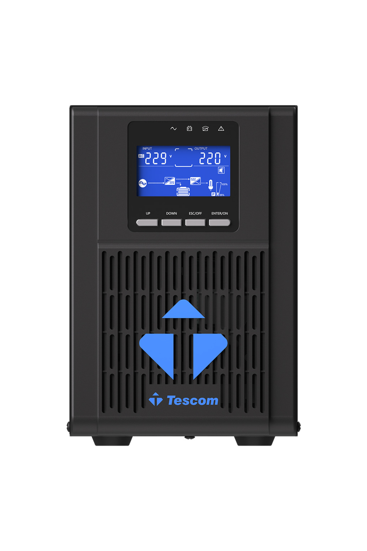 TESCOM NeoLine 1000, 1 KVA Online 1F/1F UPS, (900040313) (2x7A Ak