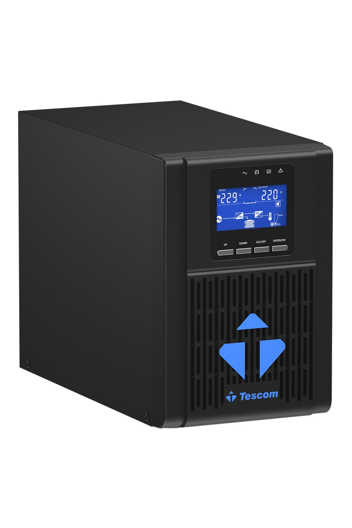 TESCOM NeoLine 1000, 1 KVA Online 1F/1F UPS, (900040313) (2x7A Ak