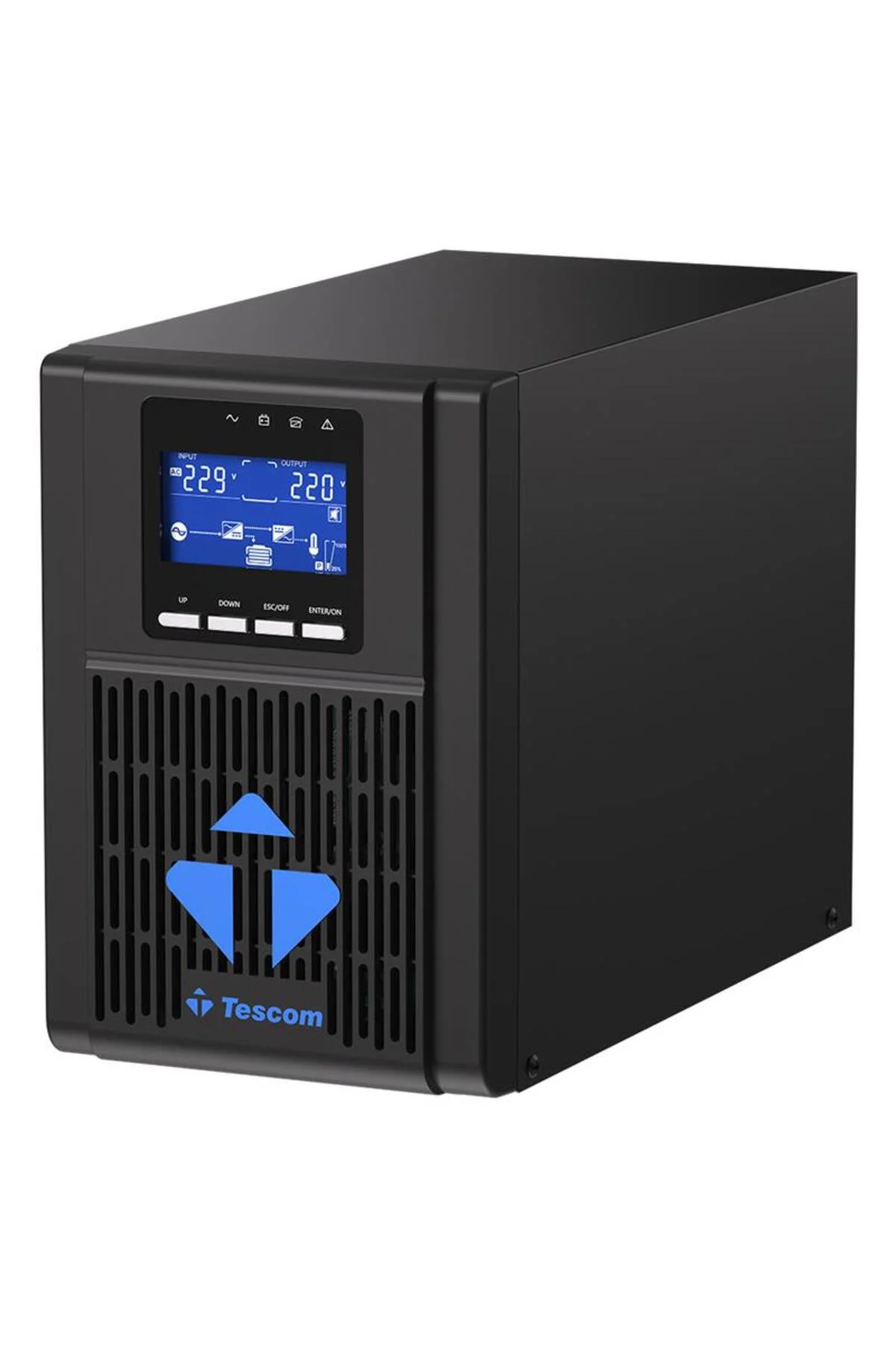 Tescom Neoline 1Kva 1F/1F (2X9Ah) 4/8Dk Lcd Online Ups