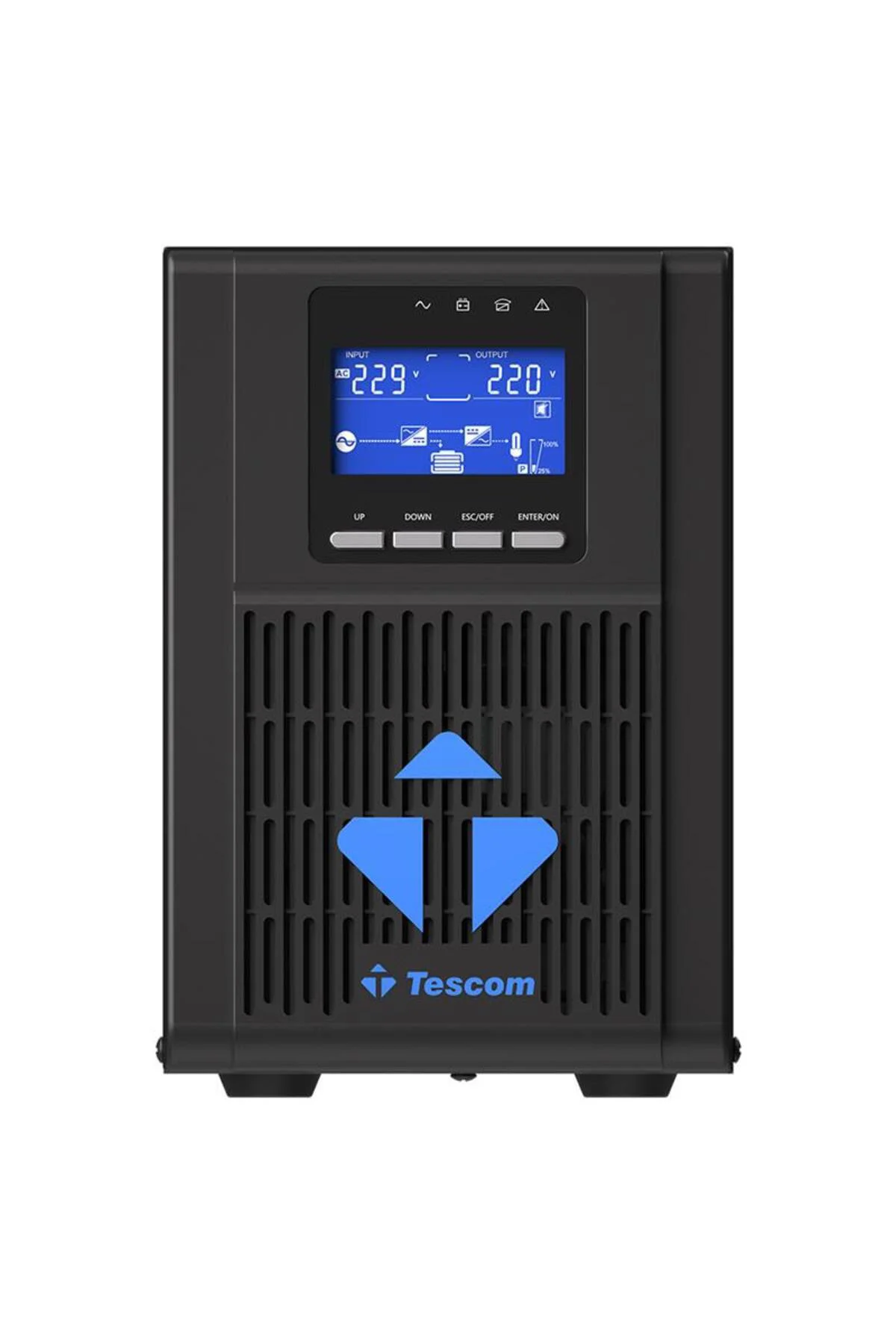 Tescom Neoline 1Kva 1F/1F (2X9Ah) 4/8Dk Lcd Online Ups