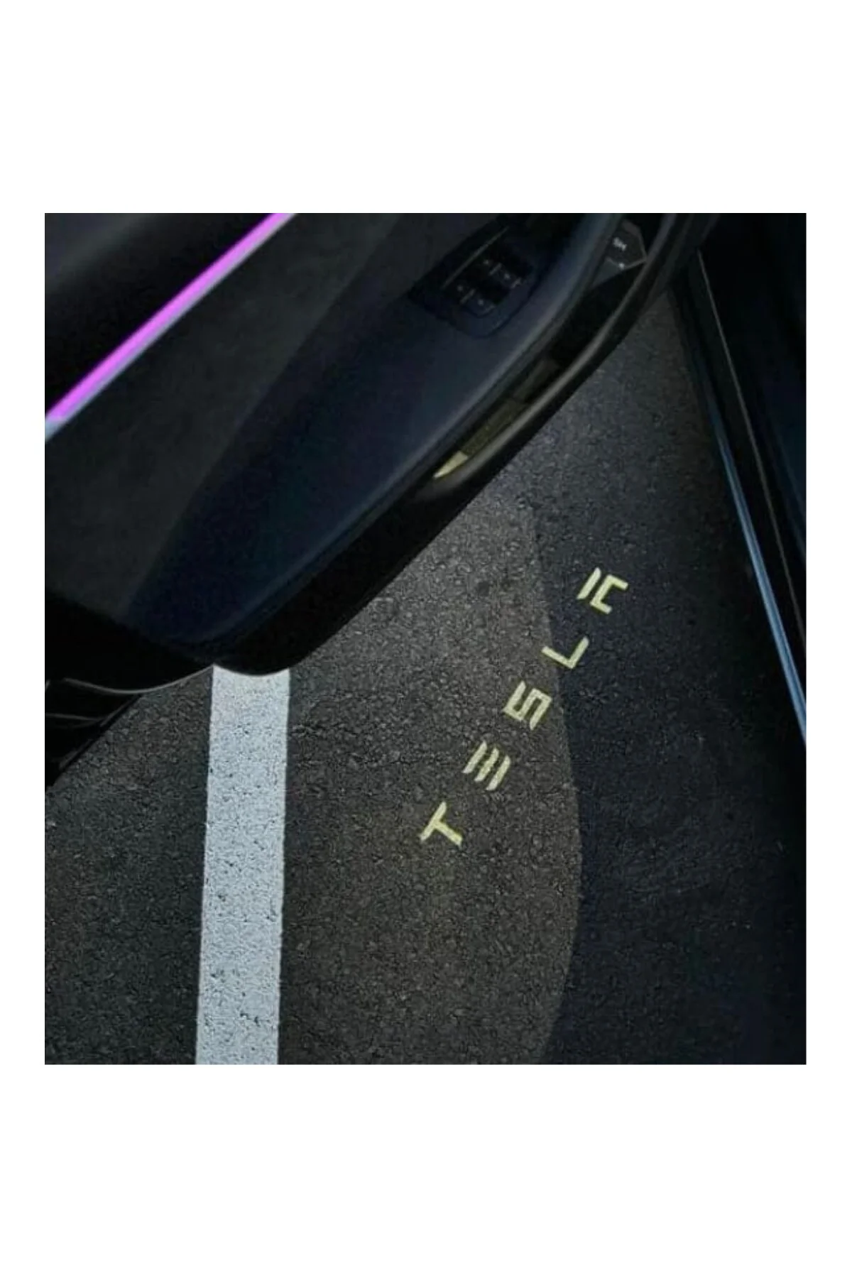 Tesla Model Y ile Uyumlu Araç Kapısı HD LED Projektör Işığı (Tesla) - Yüksek Çö