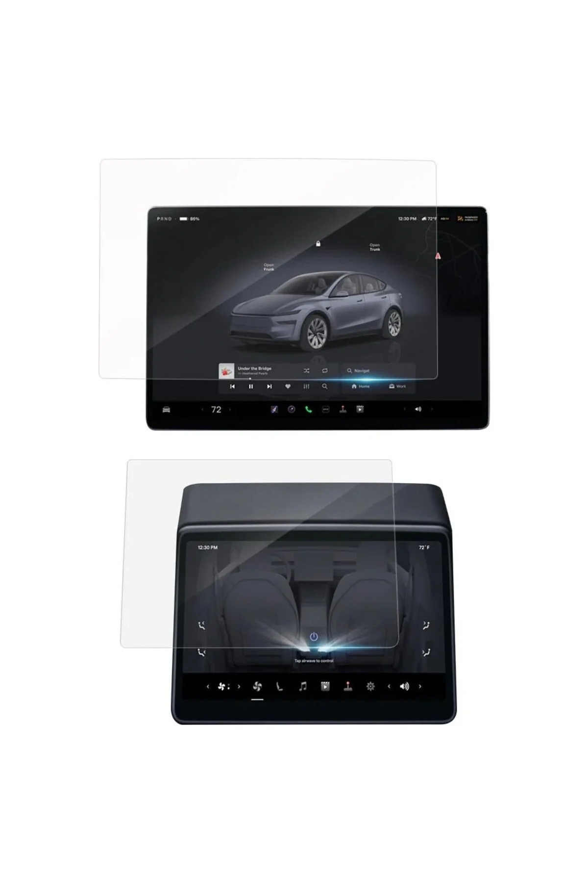 Tesla Model Y Juniper İçin Multimedya Ve Arka Yolcu Ekranı Uyumlu