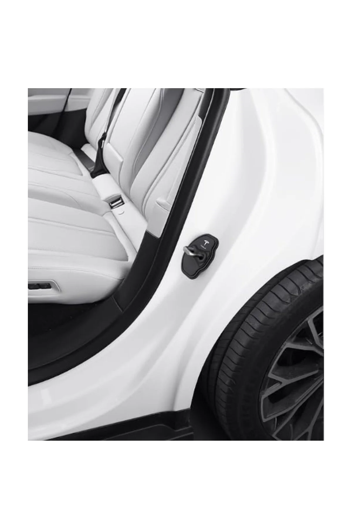 Tesla Model Y Juniper ile Uyumlu Kapı Kilit Lastiği 4'lü Takım