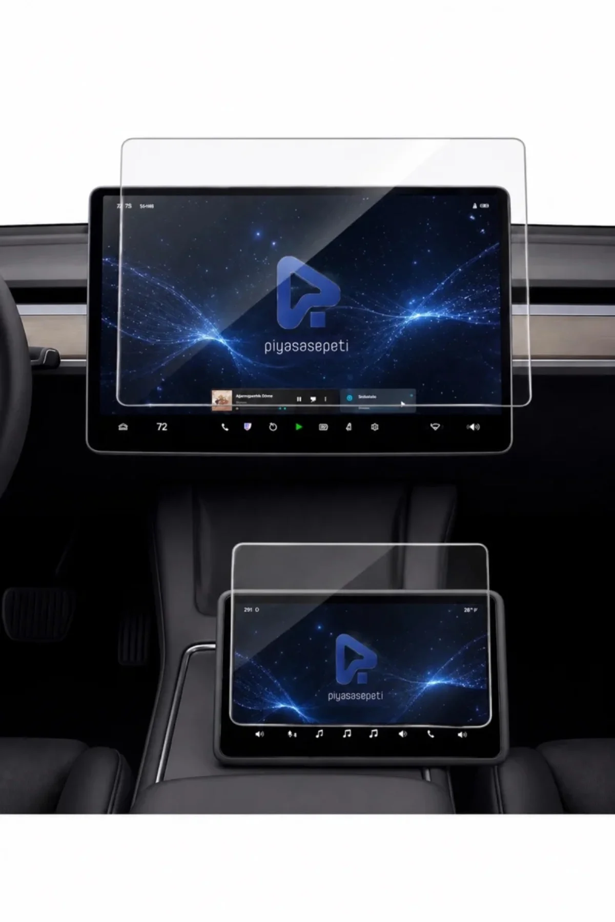 Tesla Model Y Juniper İçin MAT Nano Multimedya Ve Arka Yolcu Ekra