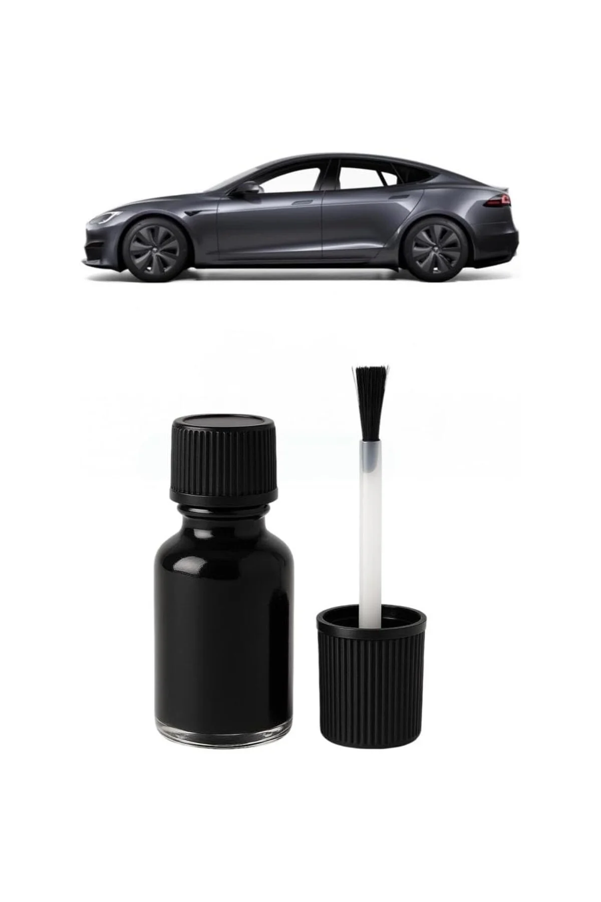 TESLA Stealth Grey PN01 Oto rötuş Boyası 25ml Fırçalı Şişe Set