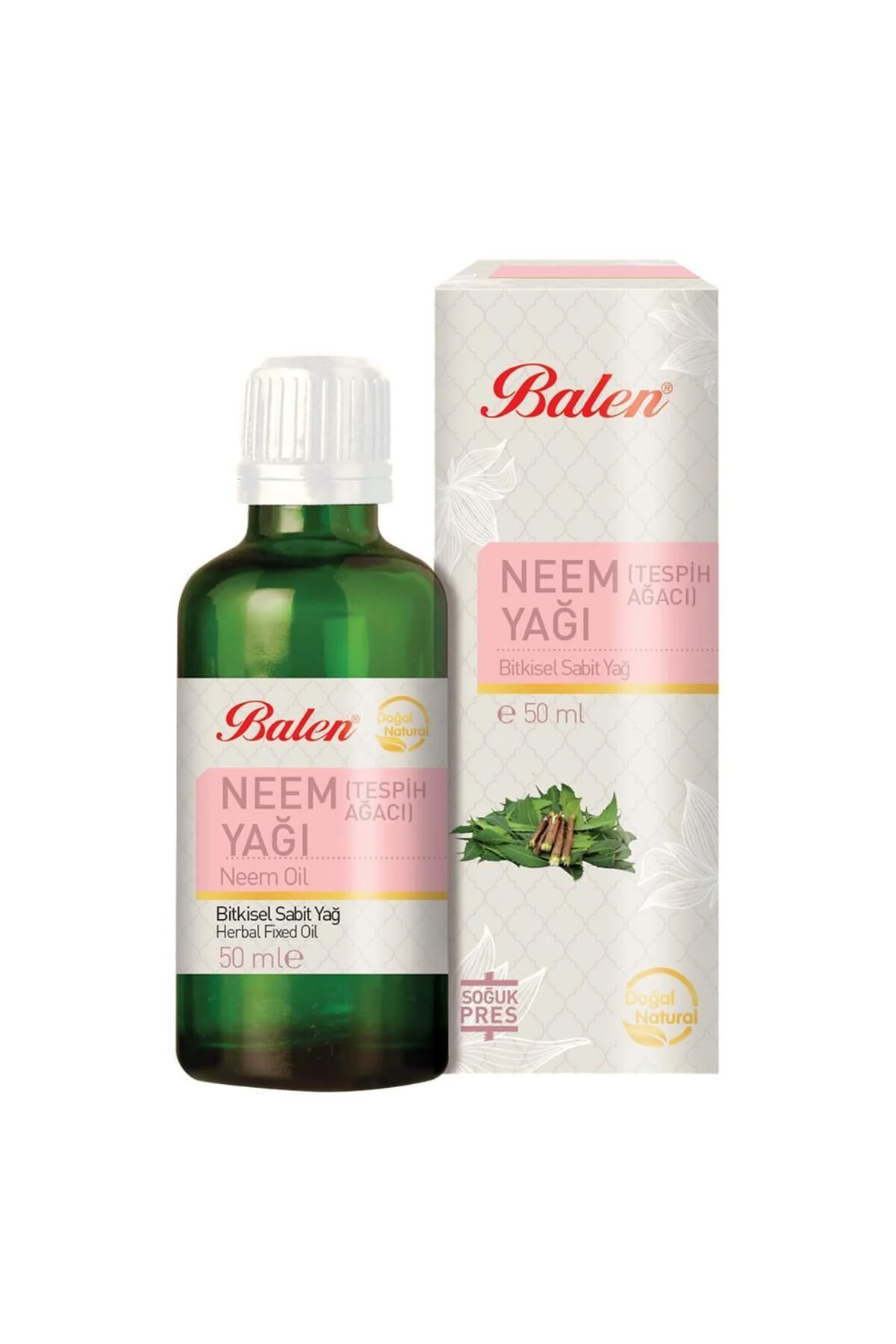 Tespih Ağacı Yağı (Neem Yağı) 50 Ml | Ciltteki Problemlere Karşı Doğal Yağ 570008