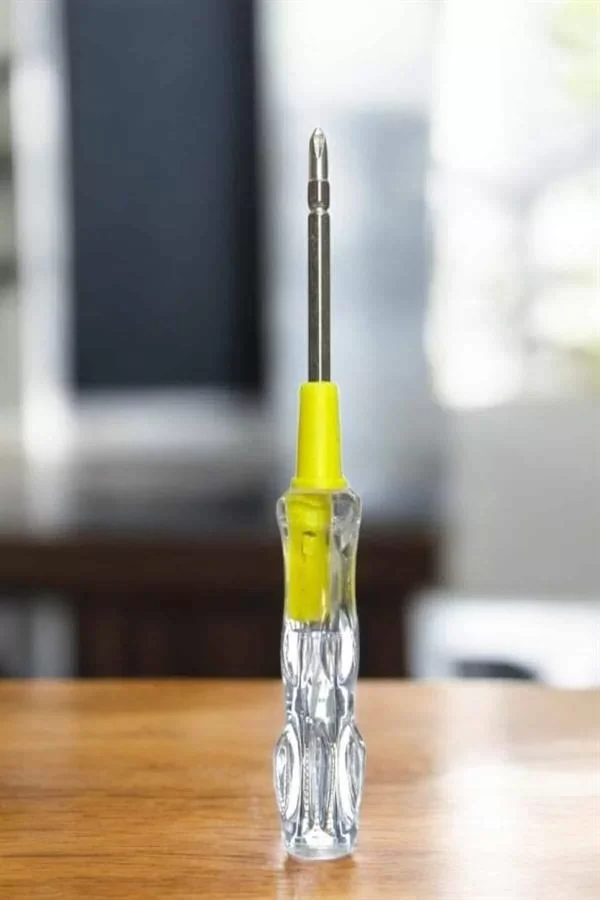 Test Cihazı Kontrol Kalemi Çift Başlıklı Şeffaf Elektrik Testi - Lisinya