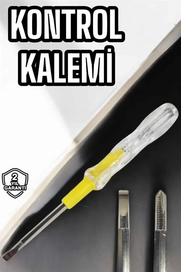 Test Cihazı Kontrol Kalemi Çift Başlıklı Şeffaf Elektrik Testi - Güvenli ve Dayanıklı