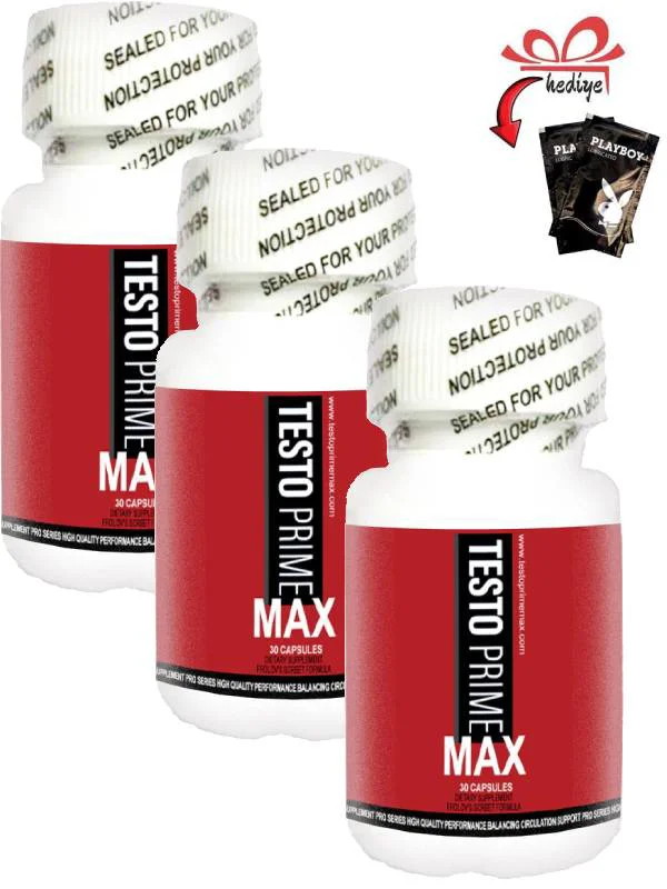 Testo Prime Max Erkekler İçin Testosteron Desteği - 30'lu 3 Paket Fiyatı, Yorumları ve Özellikleri