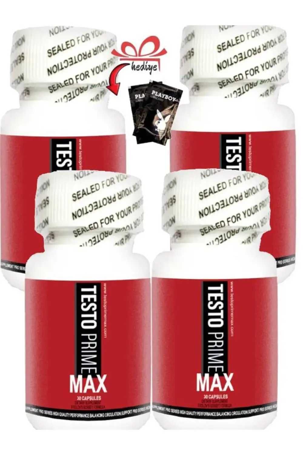 Testo Prime Max Erkeklere Özel Her an Maksimum Limit 30’lu x 4 ad