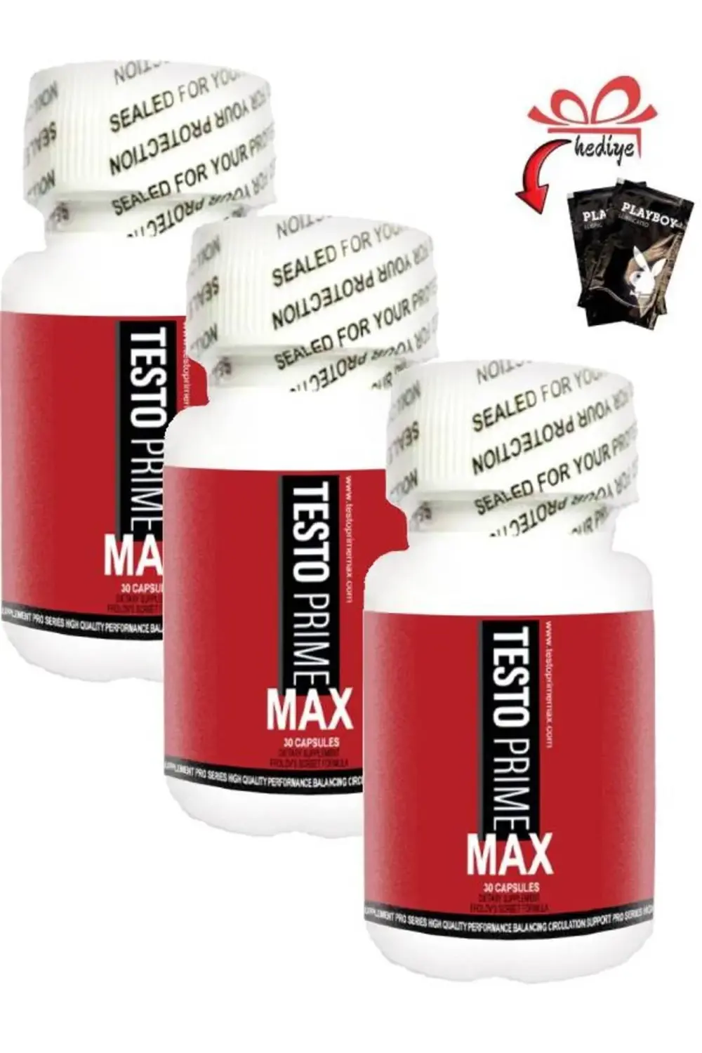 Testo Prime Max Erkeklere Özel Her an Maksimum Limit 30’lu x 3 ad