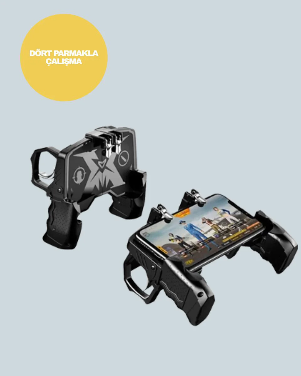 Tetikli Mobil Gamepad - FPS ve Aksiyon Oyunları İçin Ergonomik Oyun Aparatı