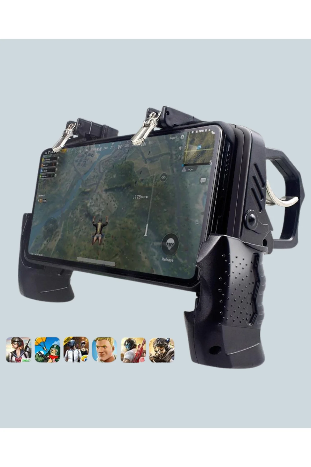 Tetikli Mobil Gamepad Ergonomik Kavramalı Oyun Aparatı