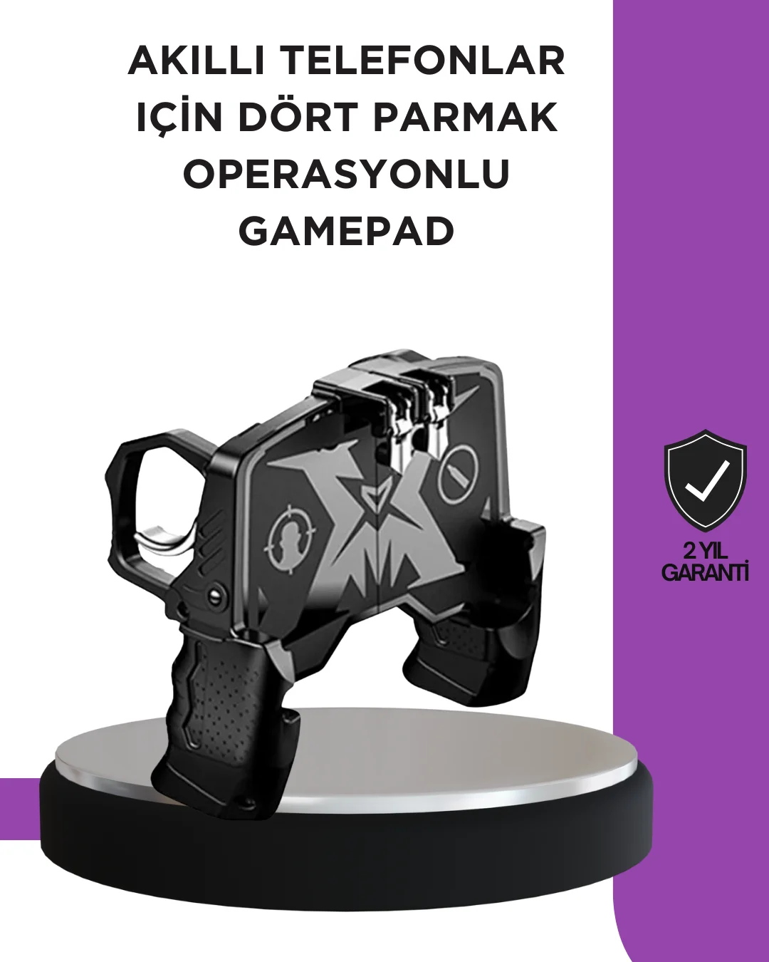 Tetikli Mobil Gamepad Ergonomik Kavramalı Oyun Aparatı