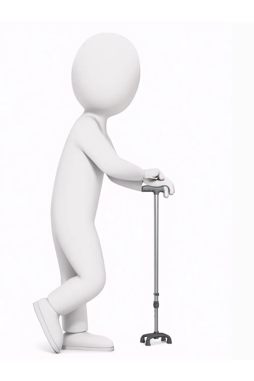 Tetrapot - 4 Ayaklı Baston - Denge Bastonu - Ayarlanabilir Baston