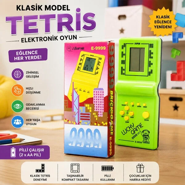 Tetris 9999ın1 Brıck Game Bx40 Fiyatı, Yorumları ve Özellikleri