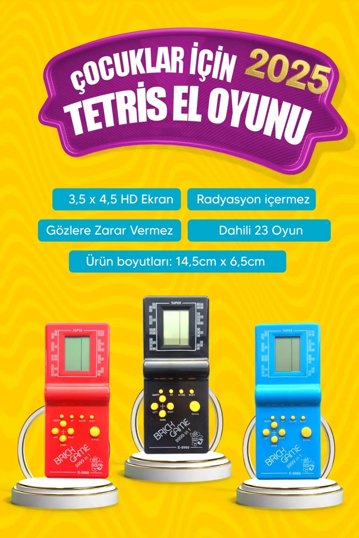 Tetris Nostaljik Oyuncak Atari Tetris El Atarisi Unutulmayan Tetris Oyun basic fun