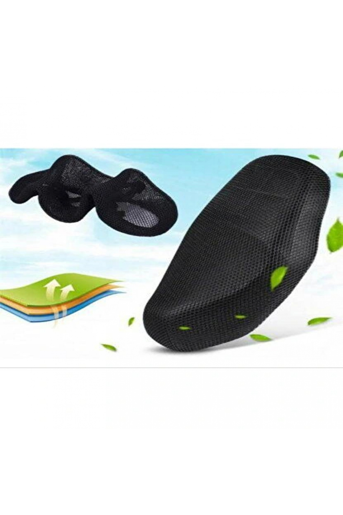 TEX 2066 Motosiklet Ve Scooter Siyah Fileli Maxi Ve Küçük Sele Kı