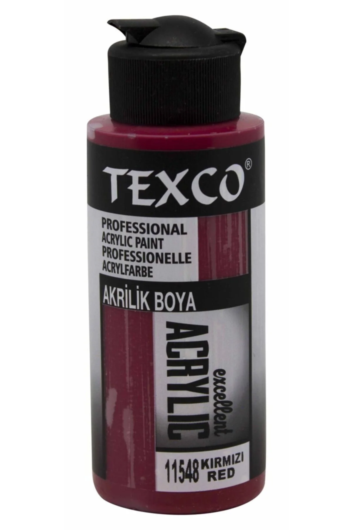 -texco 110 Cc. Su Bazlı Akrilik Boya - Kırmızı -texco 110 Cc. Su Bazlı Akrilik Boya - Kırmızı