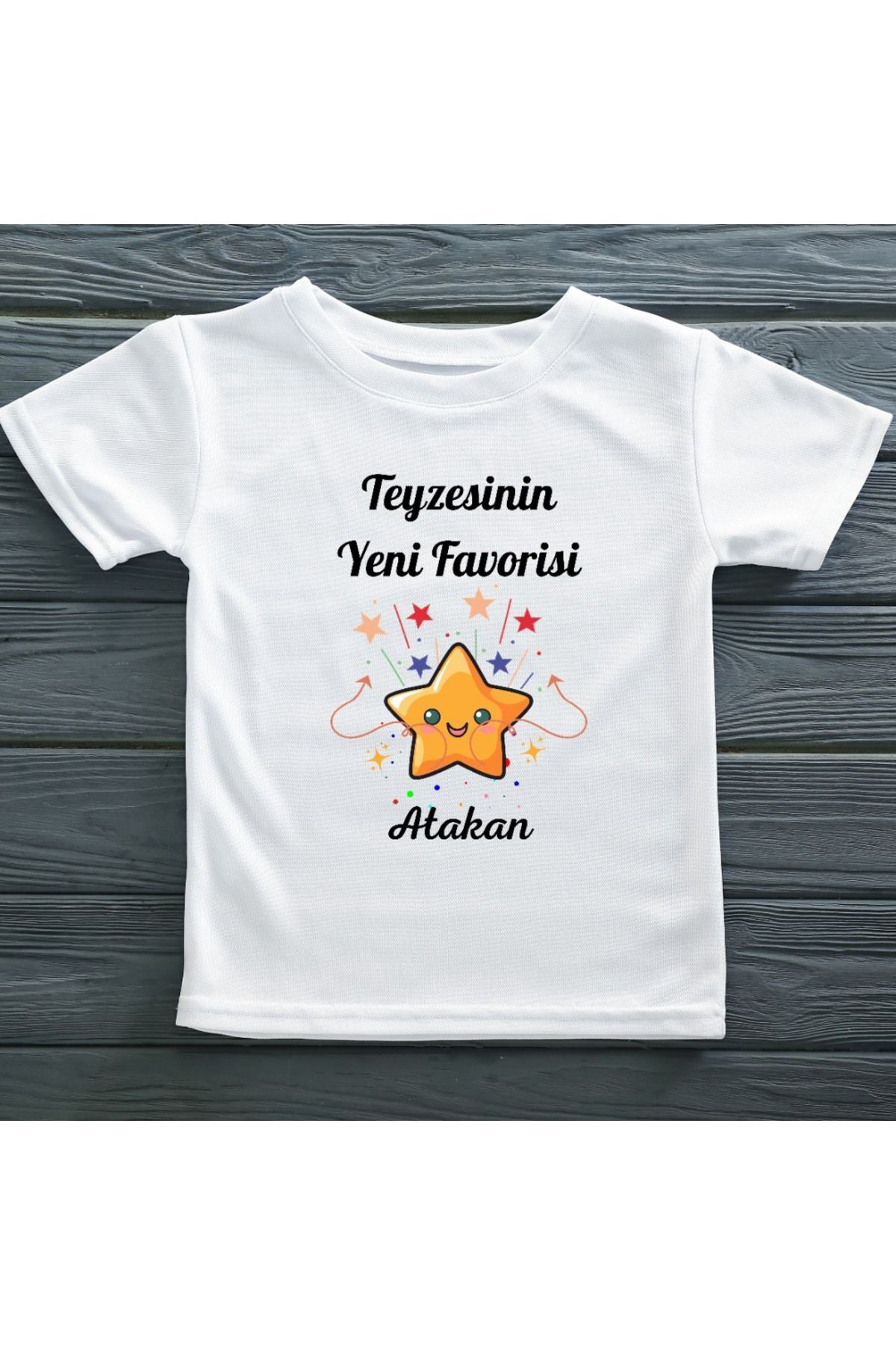 Teyzesinin Yeni Favorisi Yazılı Çocuk Tişörtü