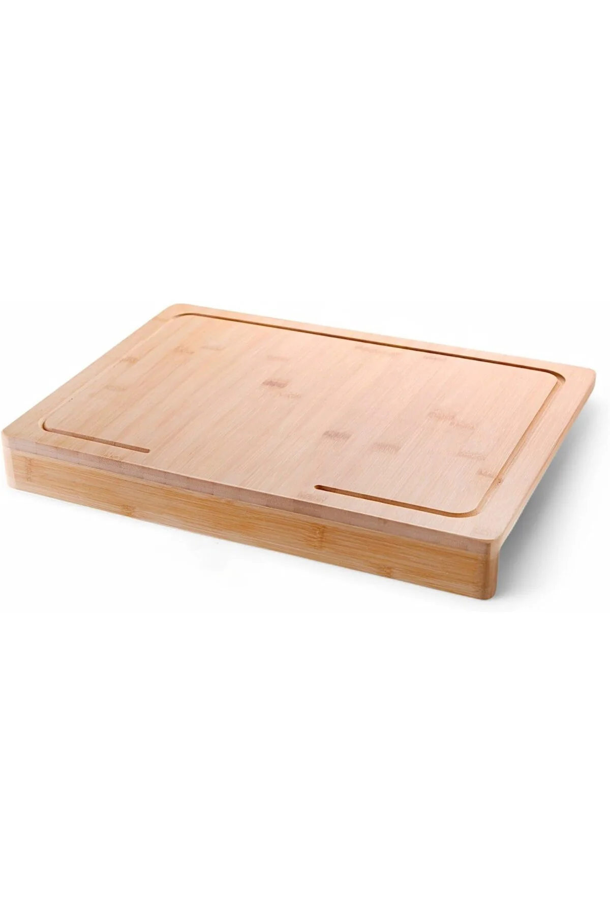 Tezgah Üstü Büyük Boy Bambu Kesme Tahtası – 45×35 cm Kaymaz, Kena