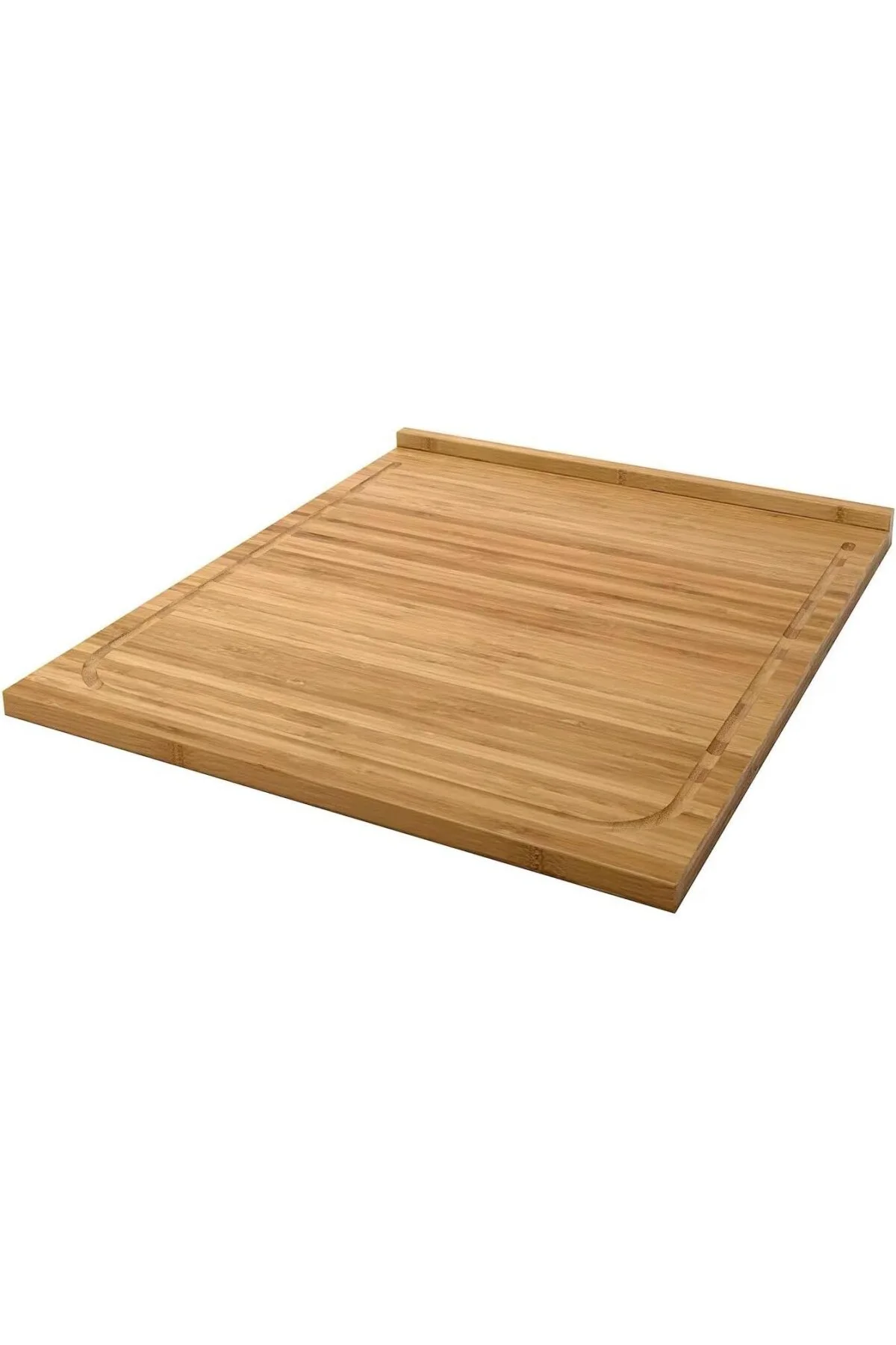 Tezgah Üstü Büyük Boy Bambu Kesme Tahtası – 45×35 cm Kaymaz, Kena