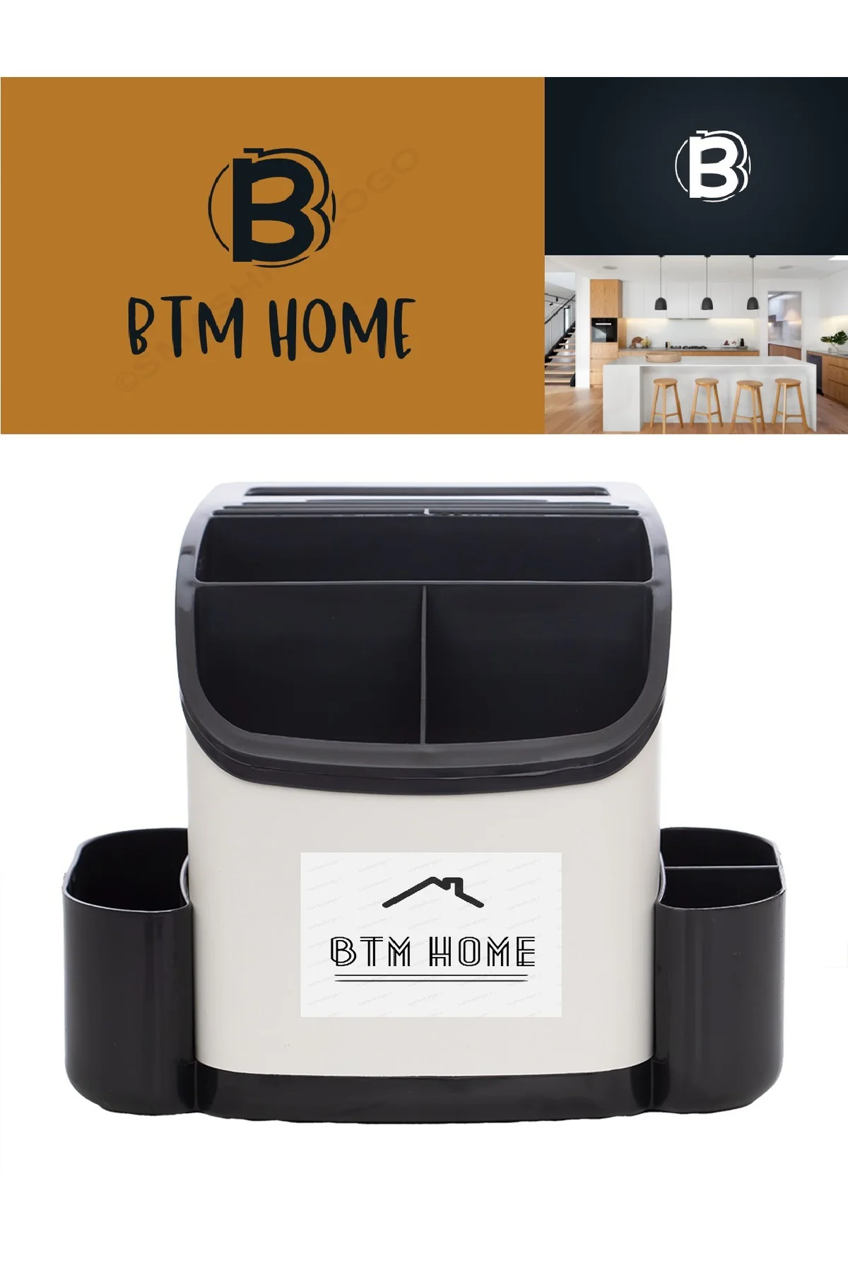 Tezgah Üstü  Organizer Kaşıklık , Kepçe , Kaşık  , Bıçak Organize