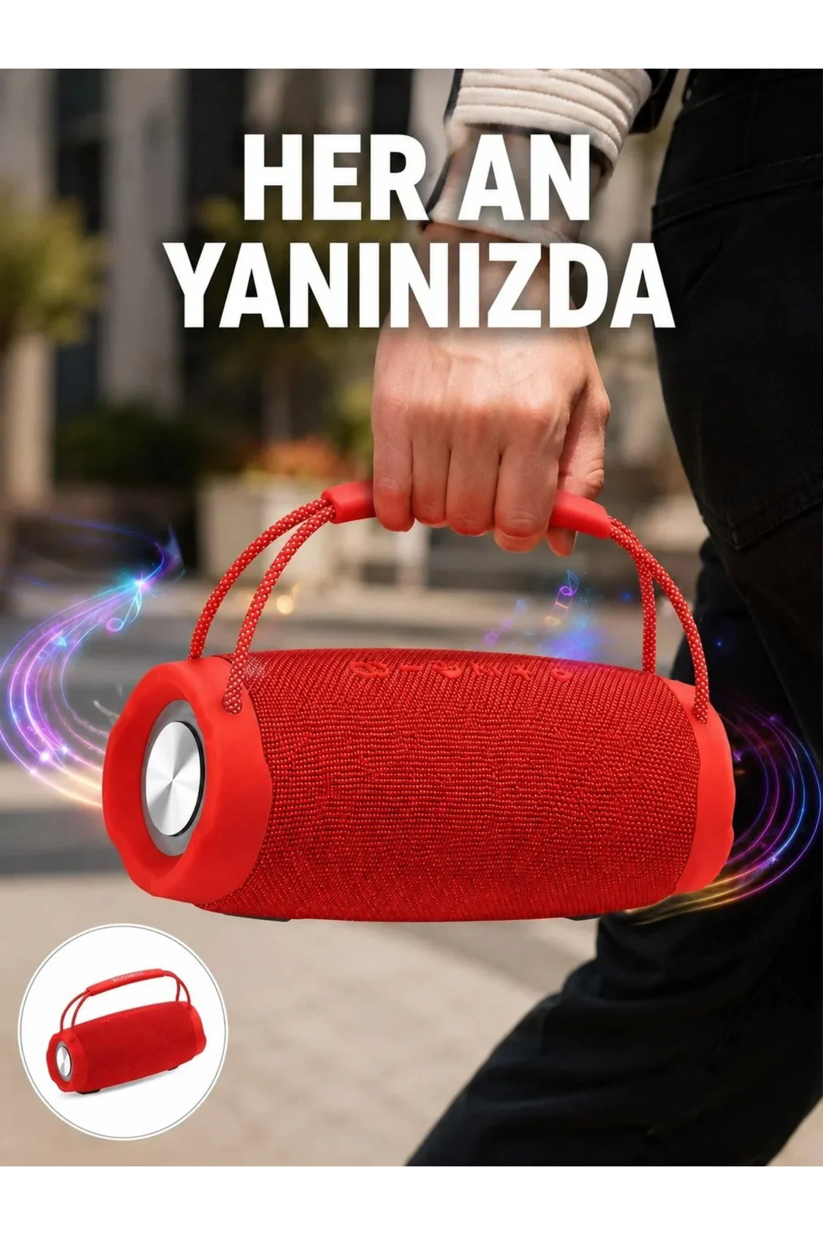 TF Kart ve AUX Destekli IPX6 Suya Dayanıklı Bluetooth Hoparlör Yeni Nesil TF Kart ve AUX Destekli IPX6 Suya Dayanıklı Bluetooth Hoparlör Yeni Nesil