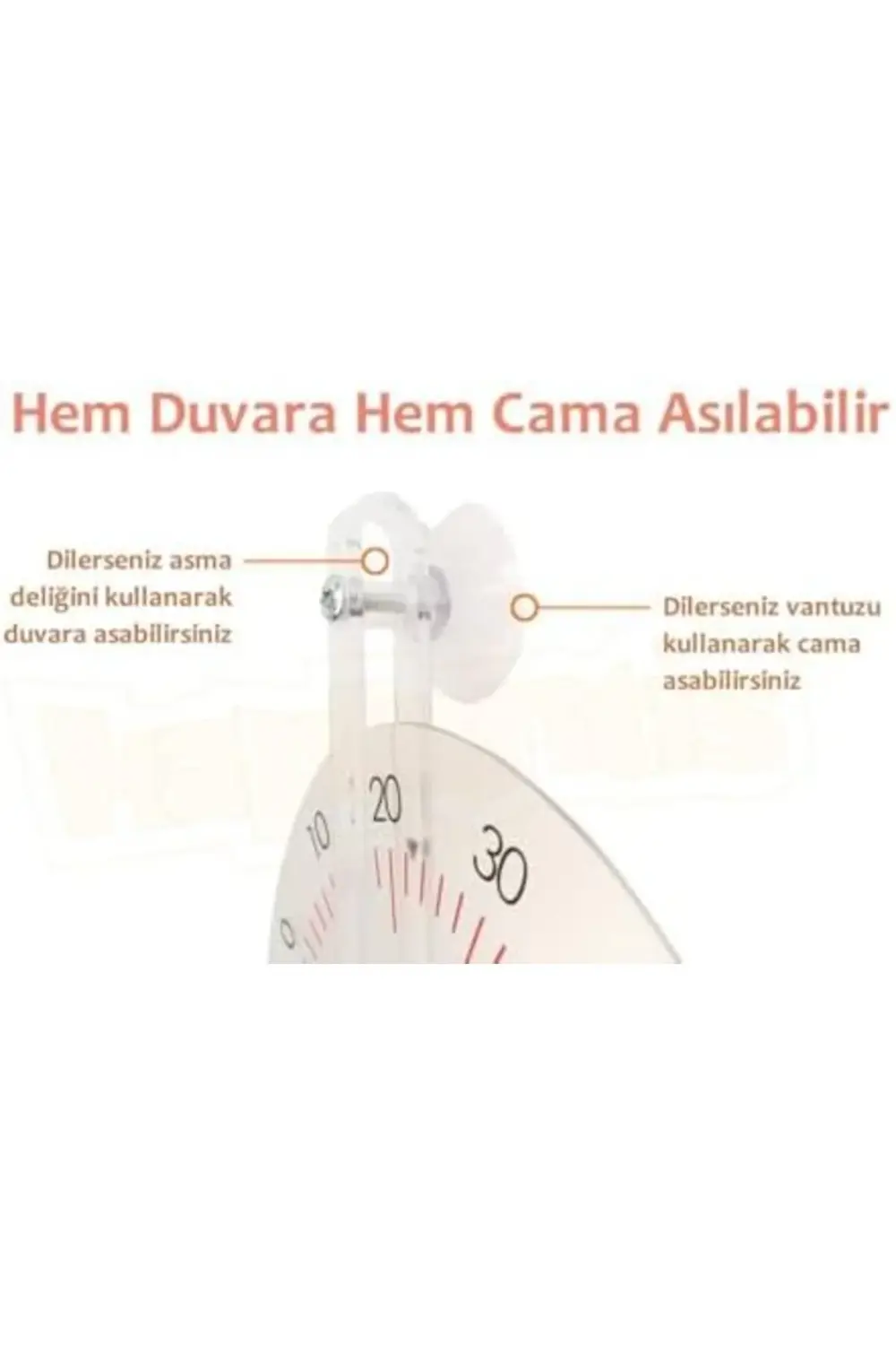 TFA TFA14.6020 Pencere Termometresi, Siyah 395519