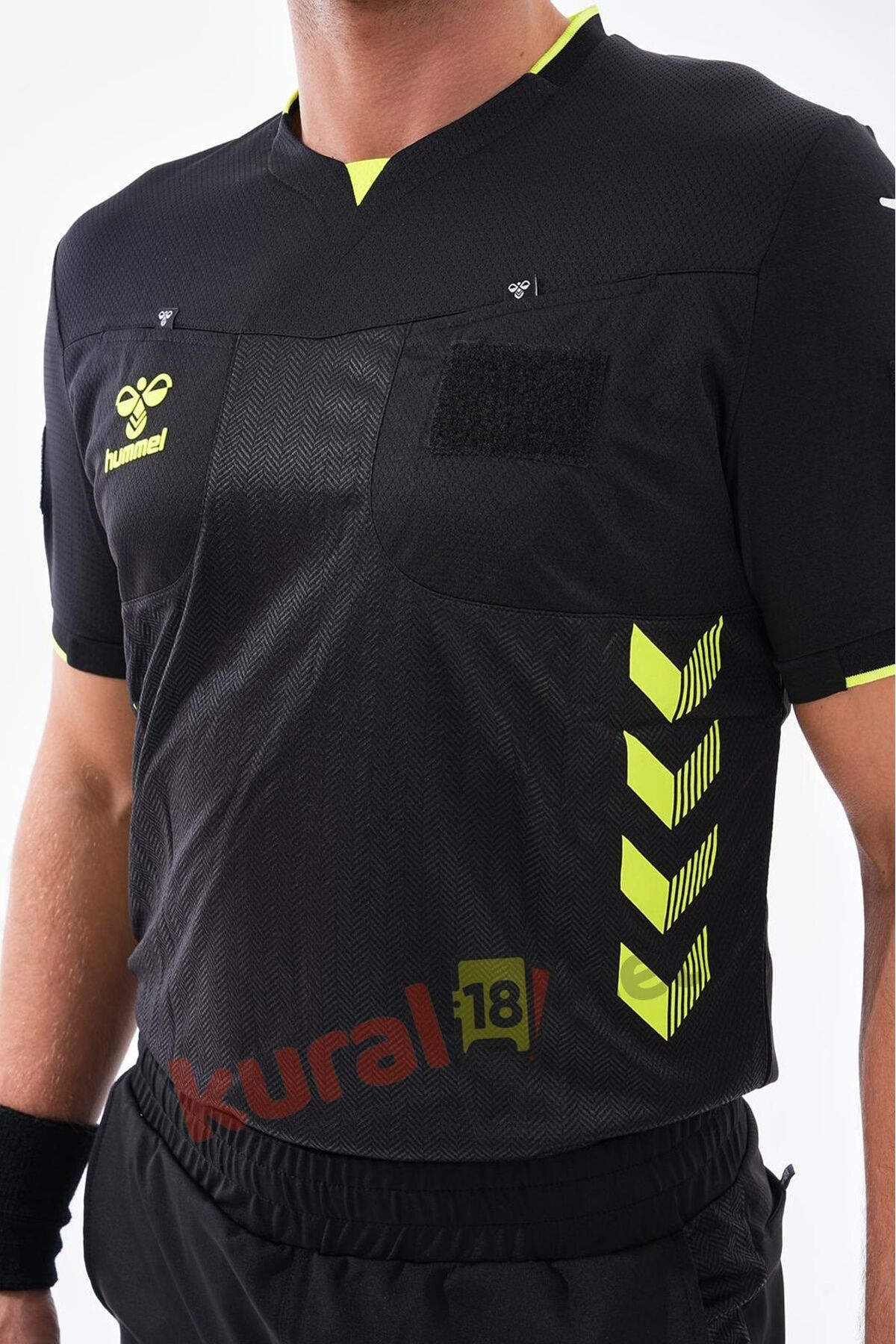 Hummel Tff Hakem Maç Formasi Siyah-Kisa Kol-Xl