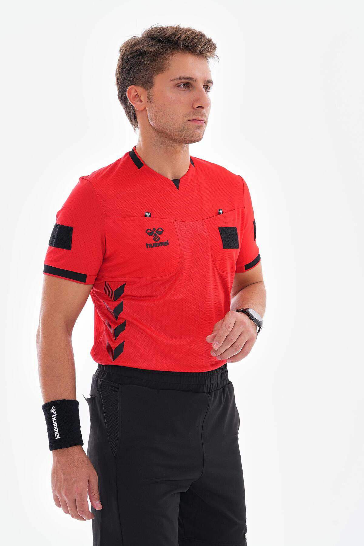 Hummel Tff Hakem Maç Formasi Kirmizi-Kisa Kol-S