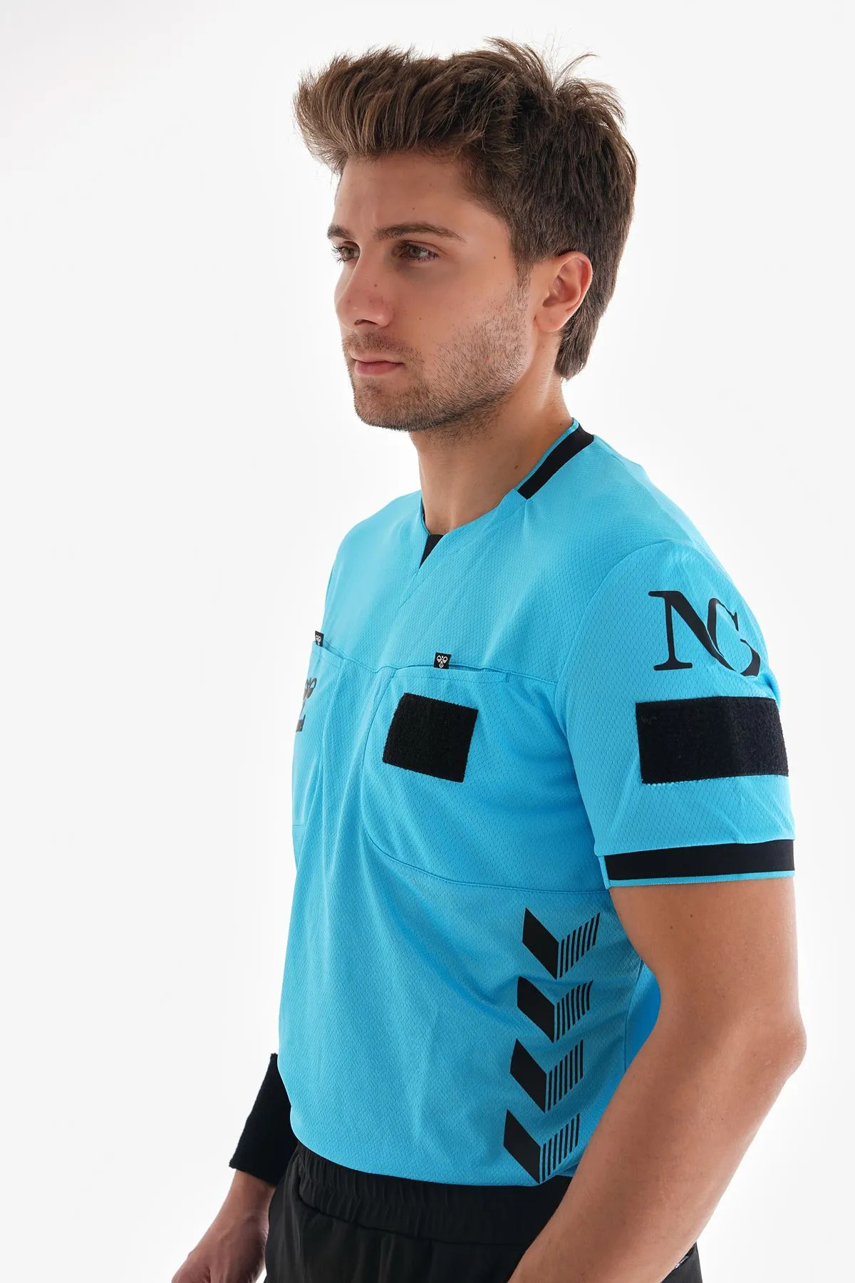 Hummel Tff Hakem Maç Formasi Mavi-Kisa Kol-L