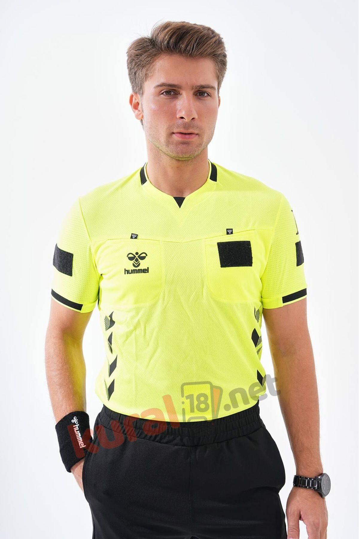 Hummel Tff Hakem Maç Formasi Neon Sari-Kisa Kol-2Xl