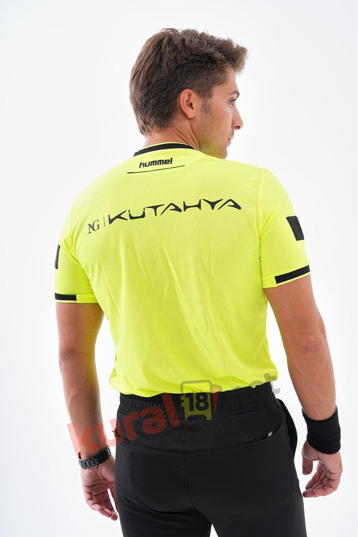 Hummel Tff Hakem Maç Formasi Neon Sari-Kisa Kol-2Xl