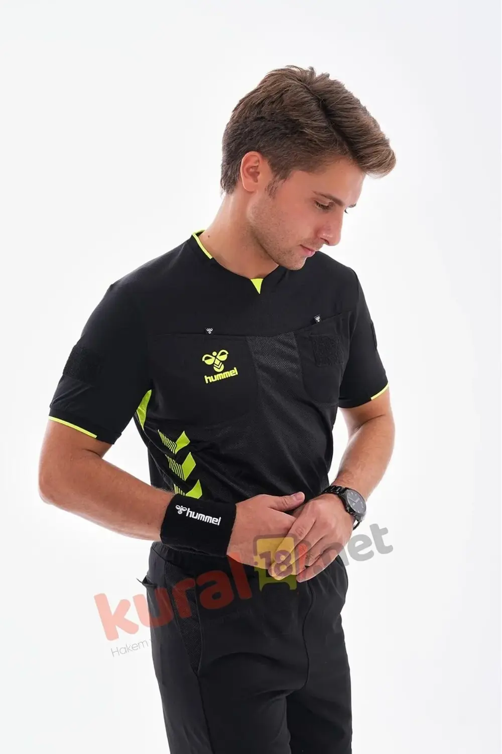 TFF HAKEM MAÇ FORMASI SİYAH-KISA KOL-XL