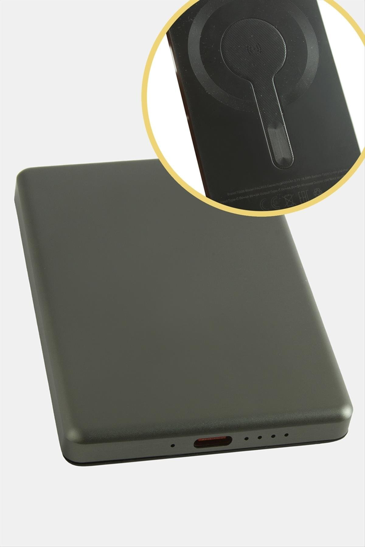 TG06 Mini Manyetik 5000 mAh Power Bank Taşınabilir Şarj Cihazı TG06 Mini Manyetik 5000 mAh Power Bank Taşınabilir Şarj Cihazı