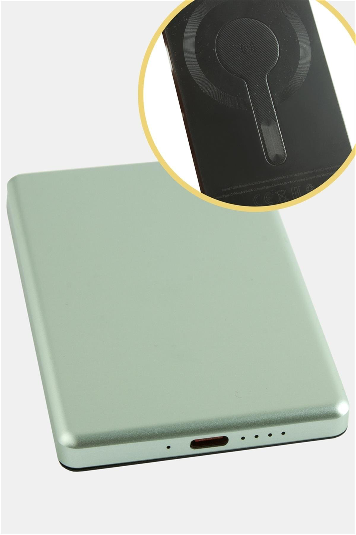 TG06 Mini Manyetik 5000 mAh Power Bank Taşınabilir Şarj Cihazı TG06 Mini Manyetik 5000 mAh Power Bank Taşınabilir Şarj Cihazı