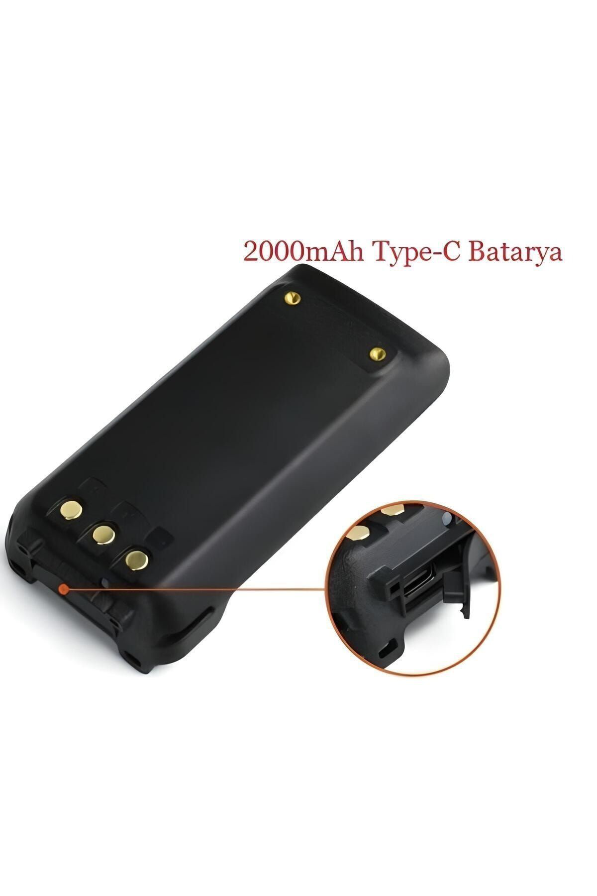 Th-uv88 Dual Band El Telsizi 2000 Mah Type-c Batarya- Türkçe Menü