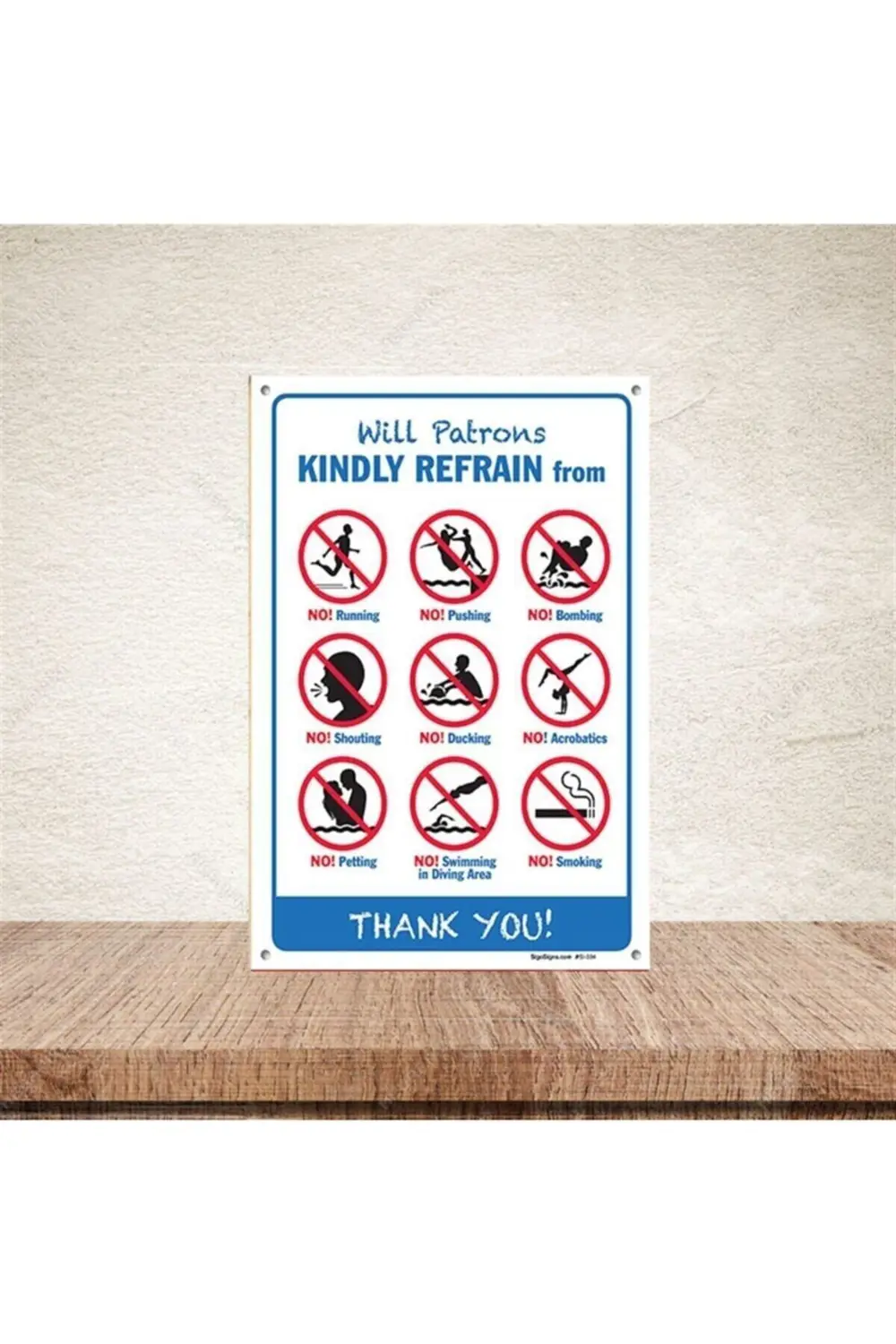 Thank You 20-30 Cm Retro Ahşap Poster