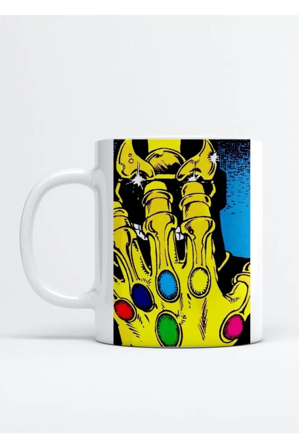Thanos Sonsuzluk Taşları Çizgi Roman Baskılı Porselen Kupa Bardak
