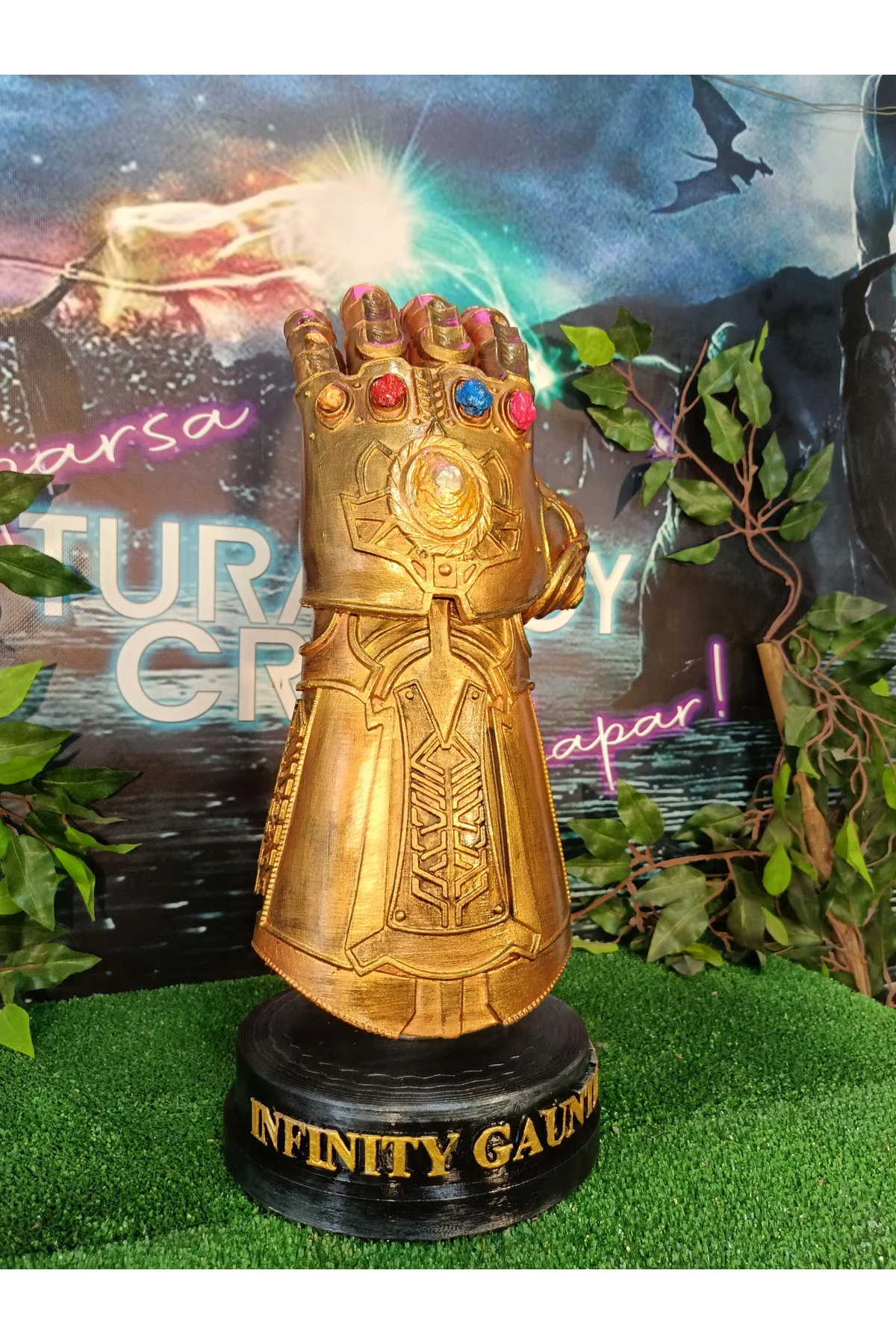 Thanos'un Eldiveni Infinity Gauntlet GERÇEK BOY 1/1  45 CM