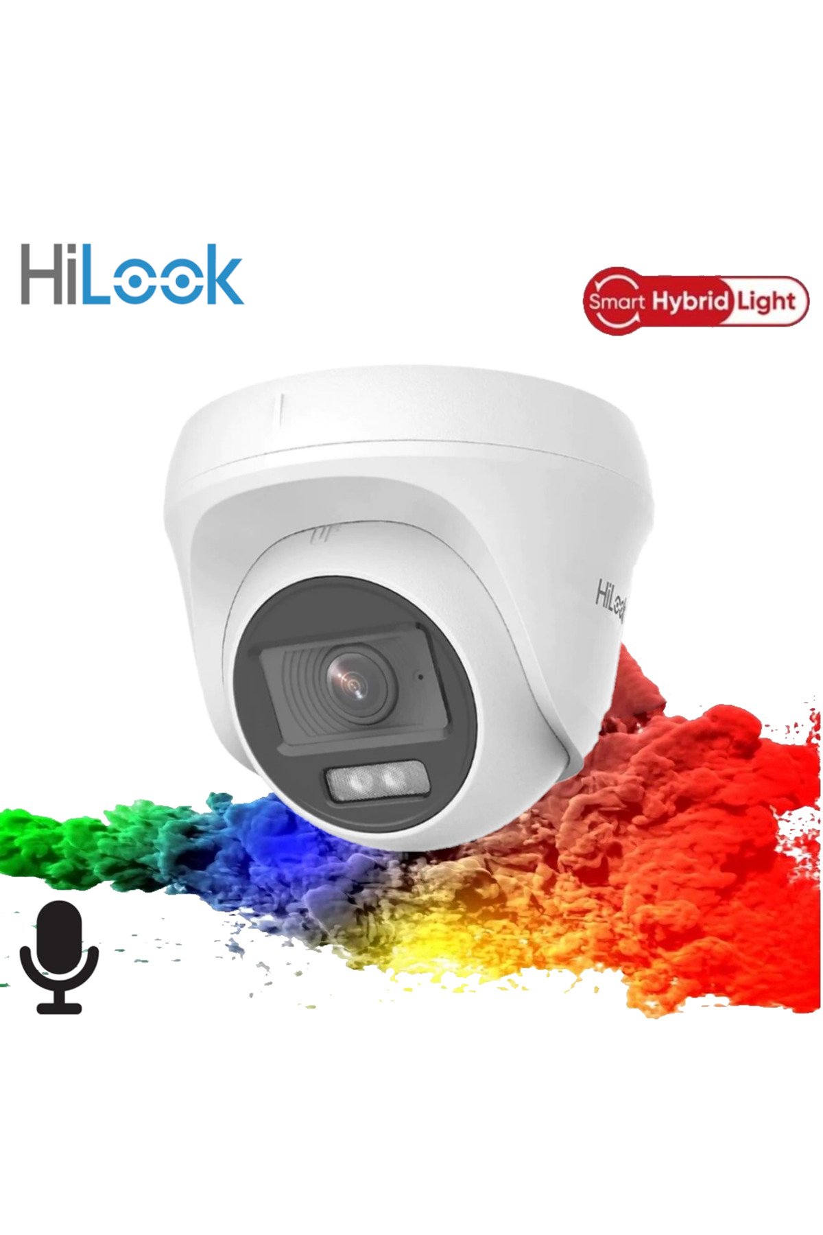 THC-T127-LPS 2MP 2,8mm Dual Light Dome Kamera(20Mt)(Sesli)