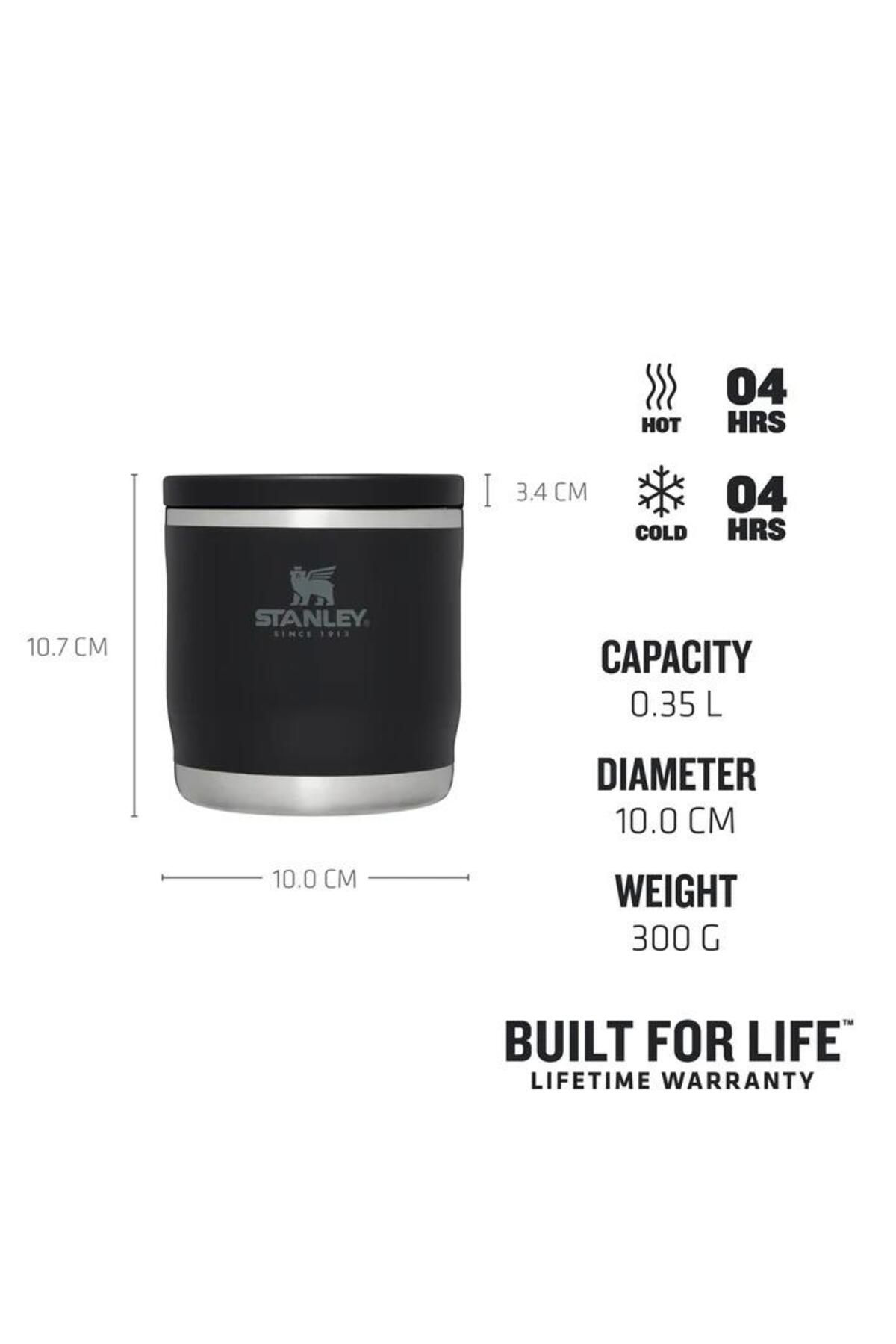 Stanley The Adventure To-Go Food Jar .35L / 12Oz Black Yemek Termosu