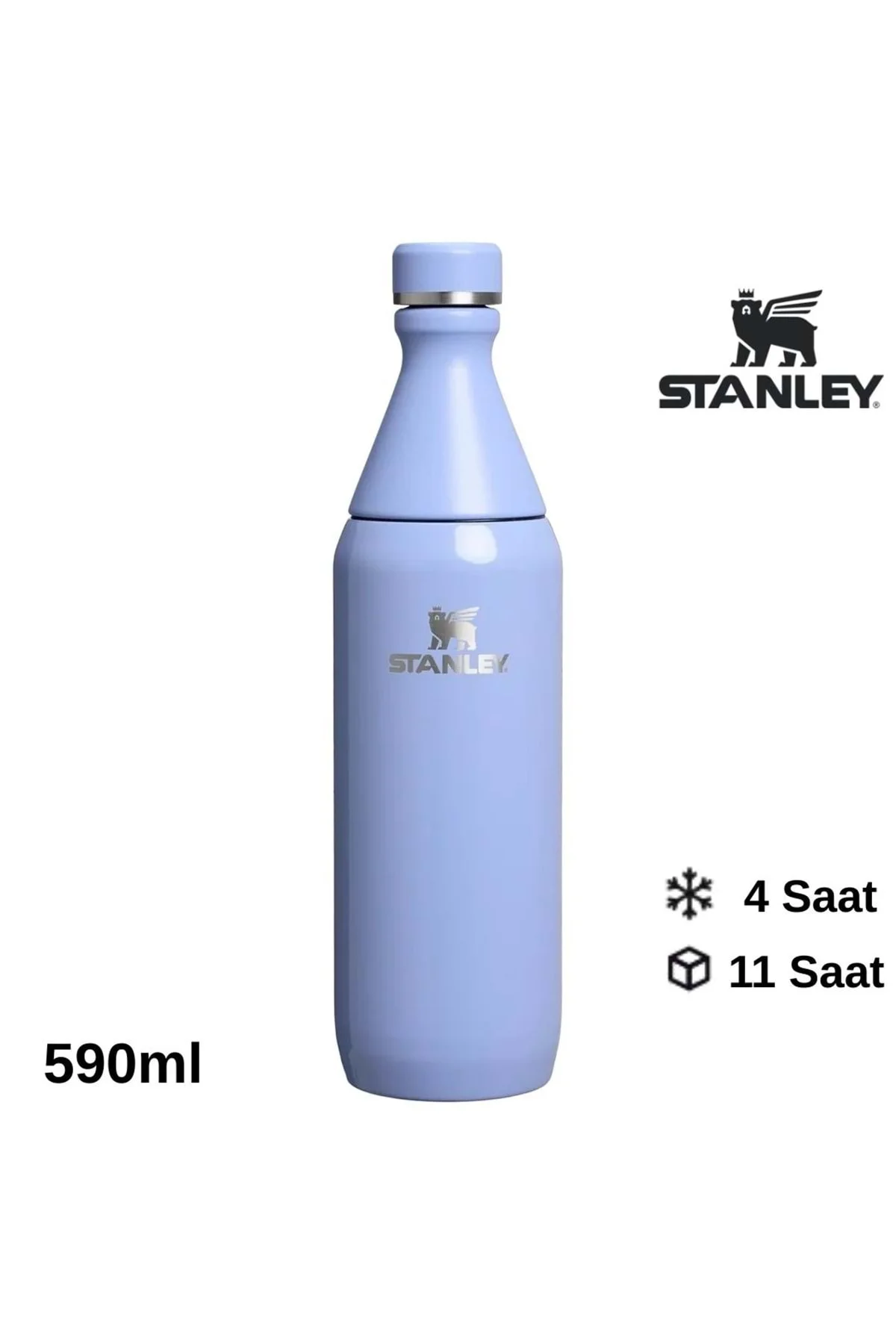 The All Day Slim Su Şişesi 0.59 L Termos Kamp Matara LİLA